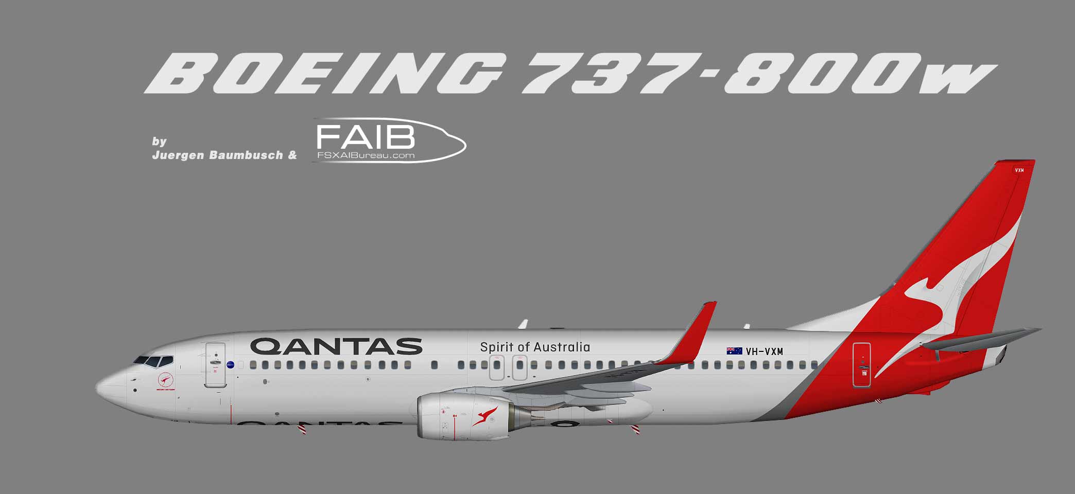 Fsx Qantas 737