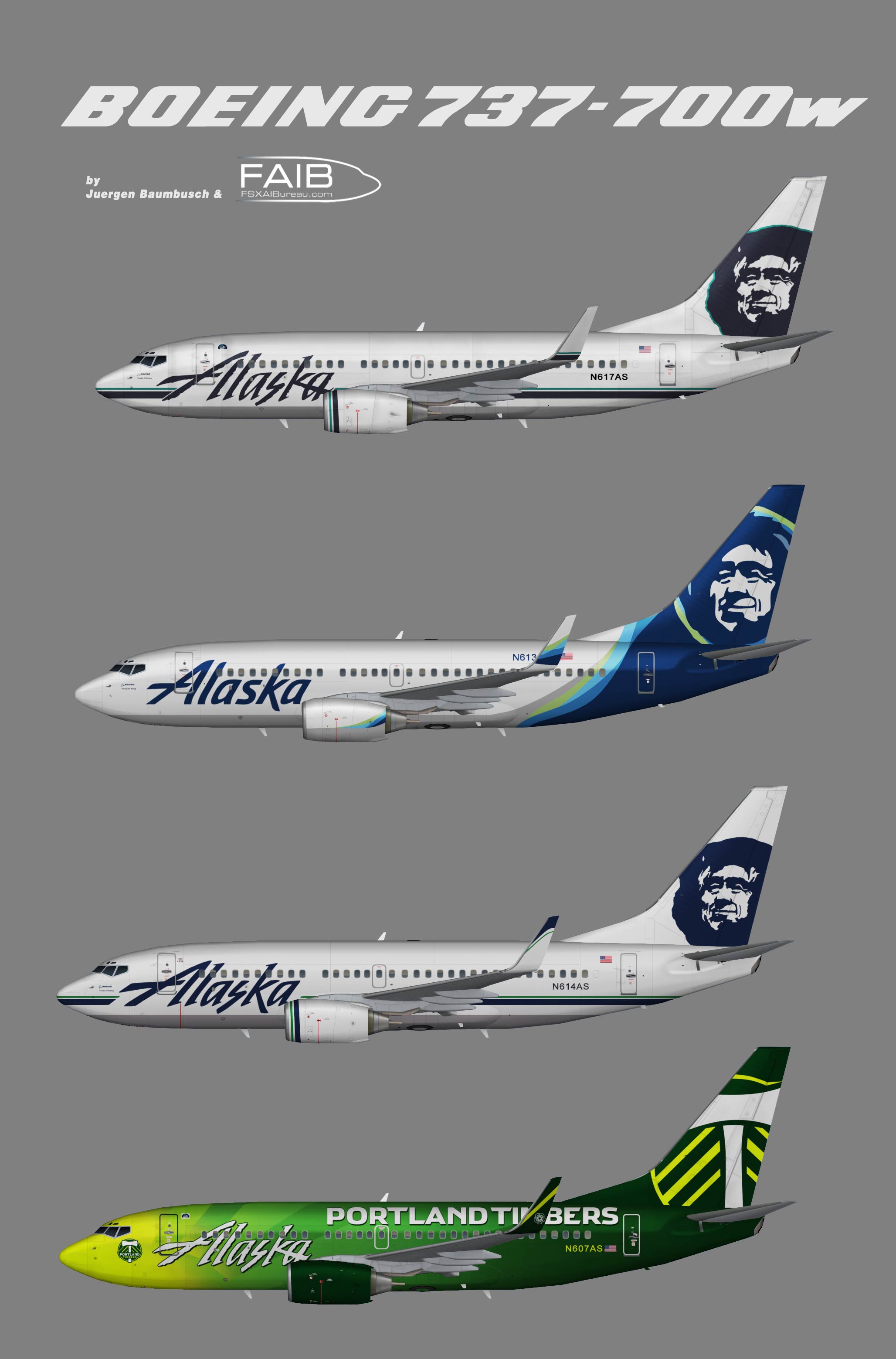 Alaska Airlines – Juergen's paint hangar