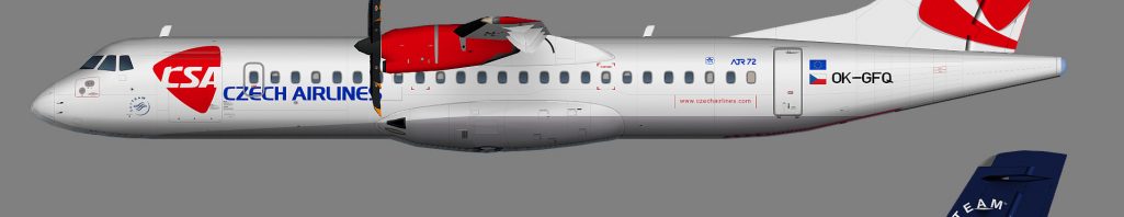 CSA Czech Airlines ATR 72-500 – Juergen's paint hangar