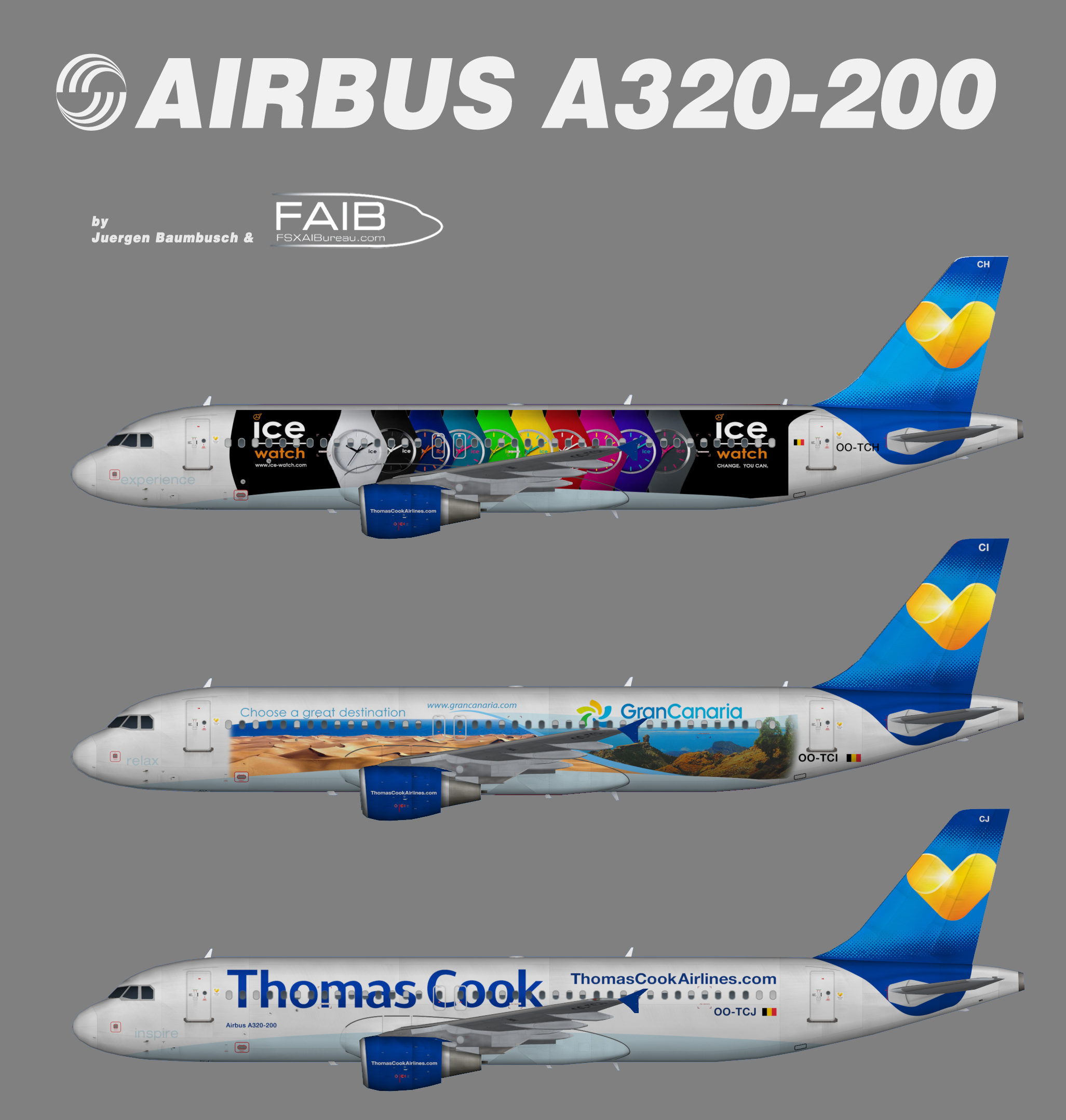 Thomas Cook Belgium Airbus A320-200 – Juergen's paint hangar
