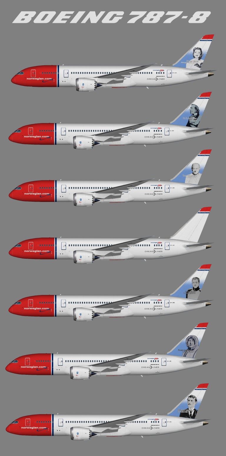 Norwegian Longhaul Boeing 787-8 – Juergen's Paint Hangar