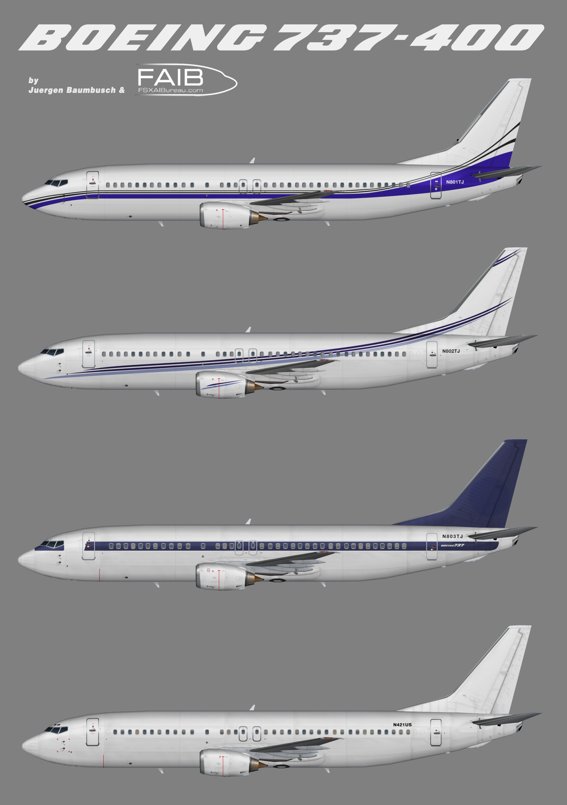 Swift Air LLC Boeing 737-400 Fleet » Juergen's paint hangar