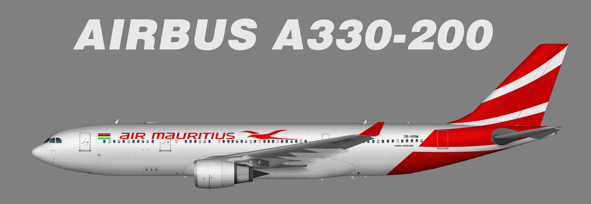 Air Mauritius Airbus A330-200 – Juergen's paint hangar