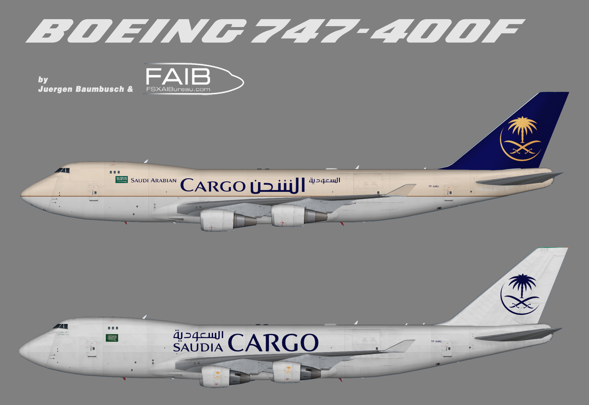 Saudia Cargo Boeing 747-400F » Juergen's paint hangar