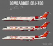 Air India Regional Crj-700 – Amod – Juergen's Paint Hangar