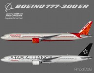 Air India Boeing 777-300ER – Amod – Juergen's paint hangar