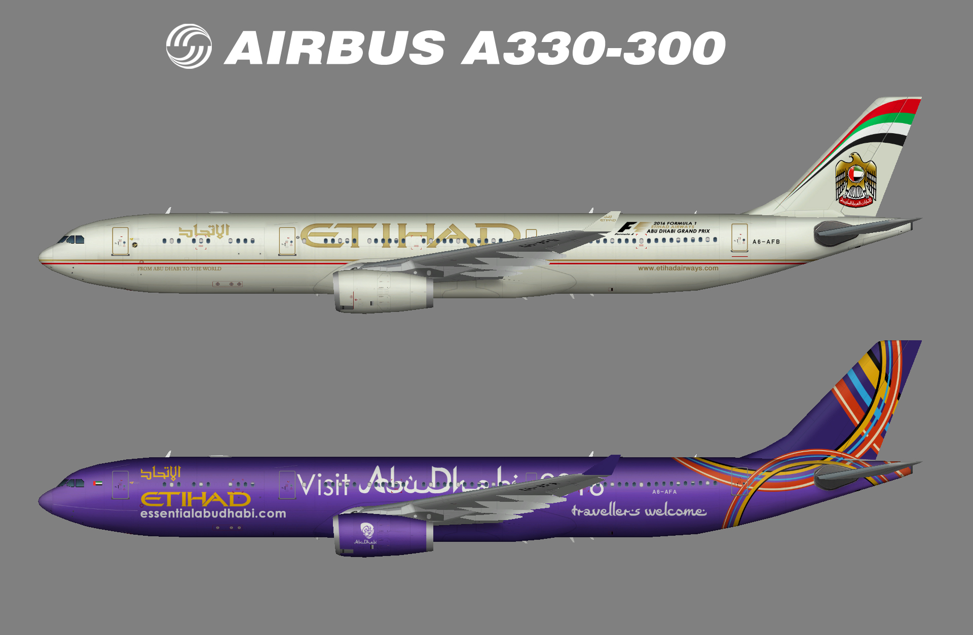 Etihad Airbus A330-300 – Nils – Juergen's paint hangar