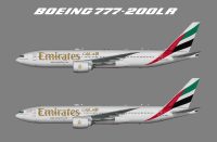 Emirates Boeing 777-200LR (FSP) – Juergen's paint hangar