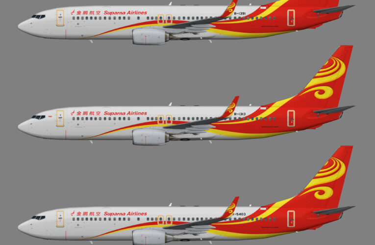 Suparna Airlines Boeing 737-800w