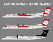 Austrian Airlines Bombardier Das8-Q400 New Color – Juergen's paint hangar