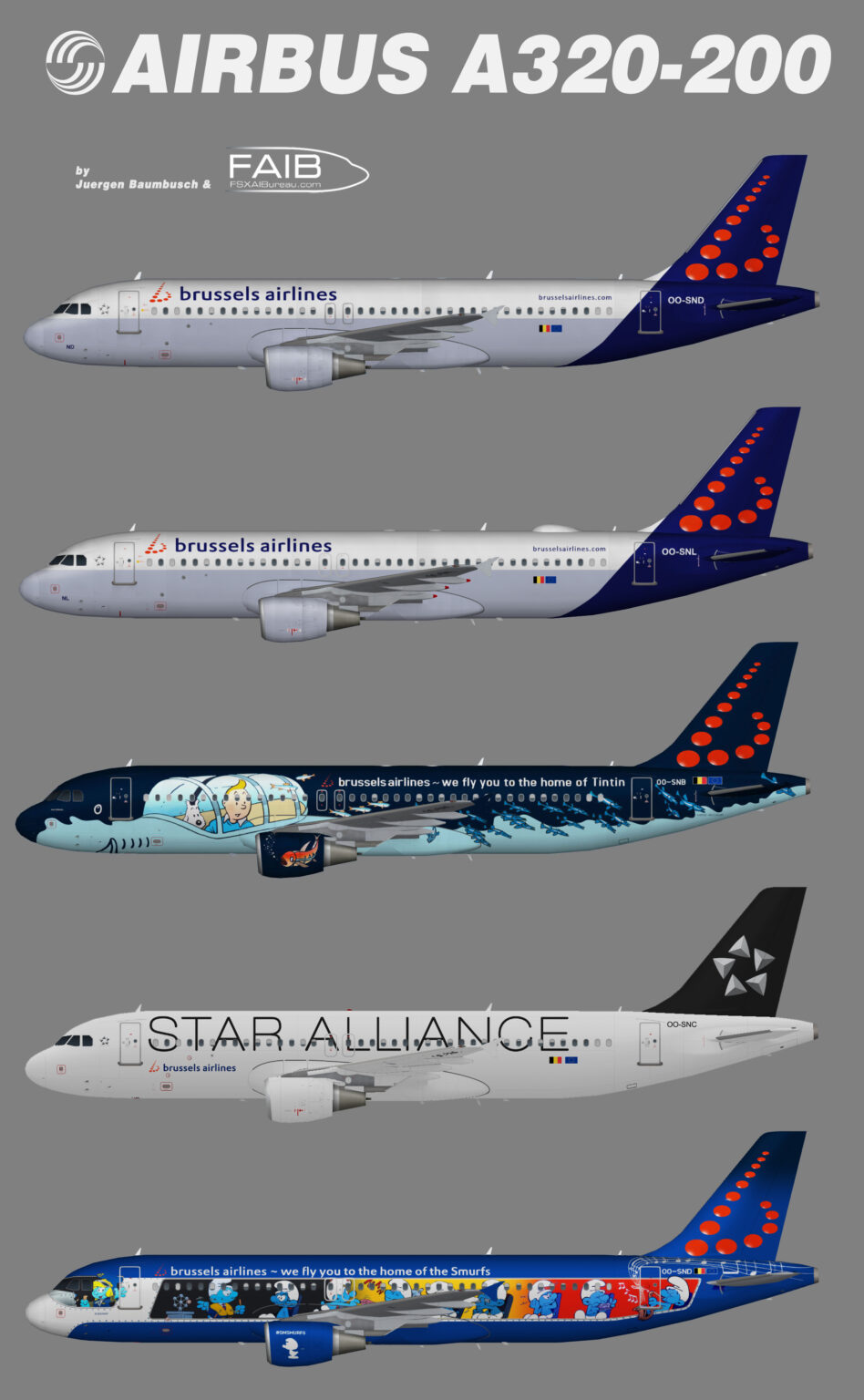 Brussels Airlines Airbus A320 – Juergen's paint hangar