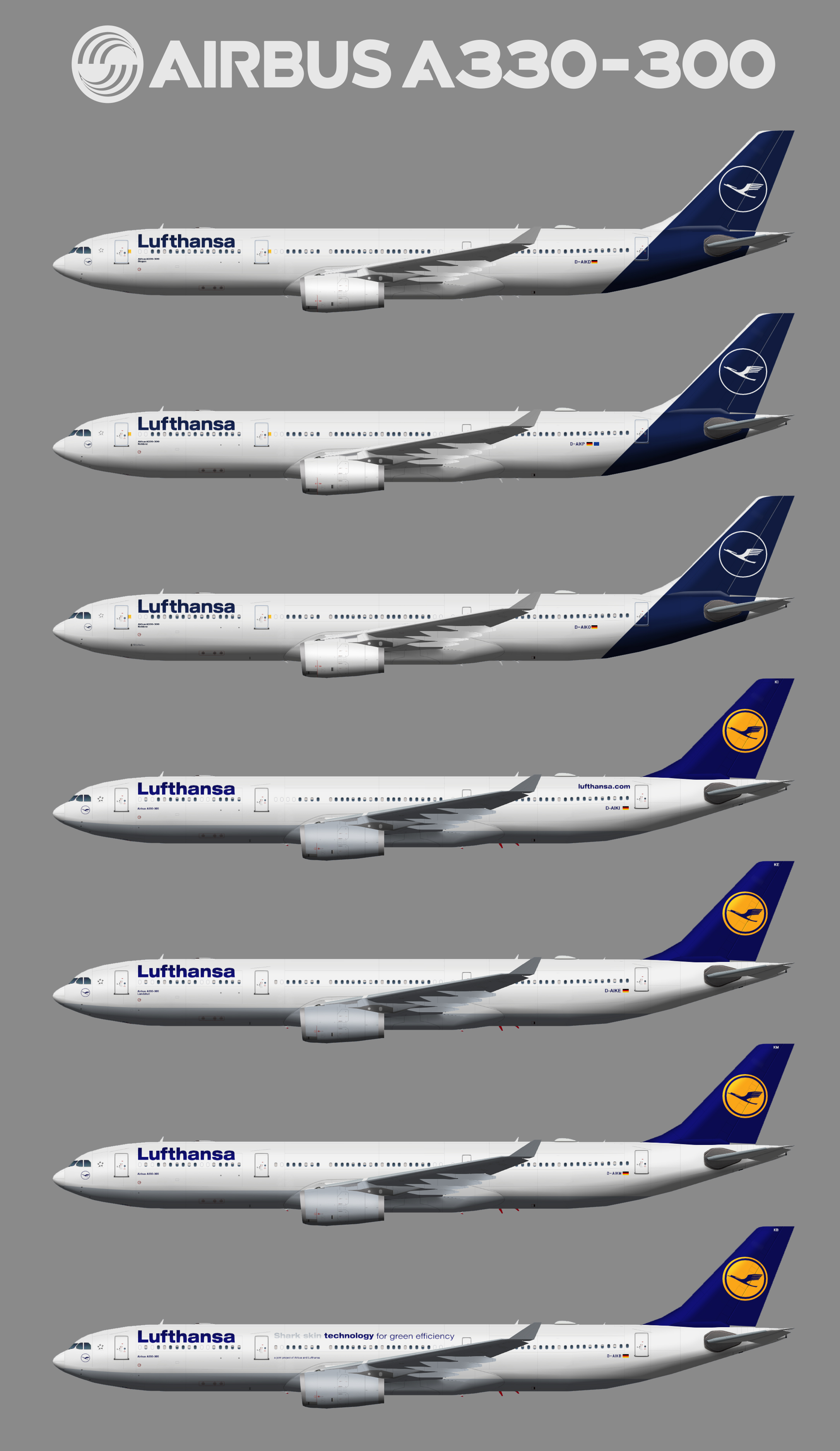 Tfs Lufthansa Airbus A330 300 Juergen S Paint Hangar