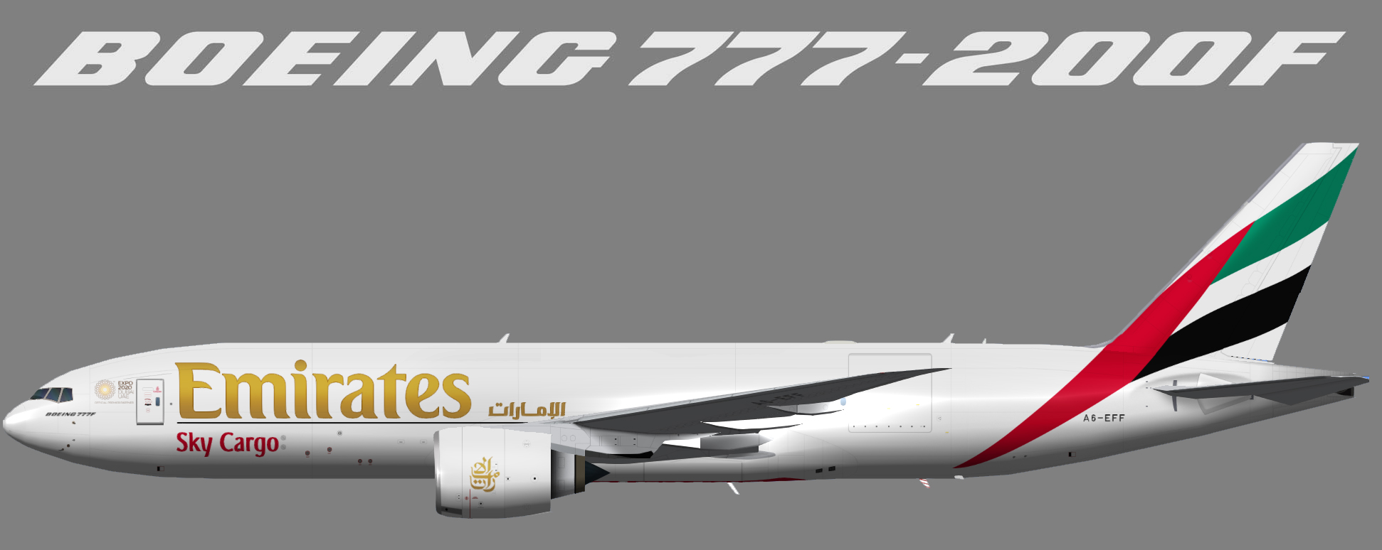 Emirates Boeing 777F (TFS) – Juergen's paint hangar