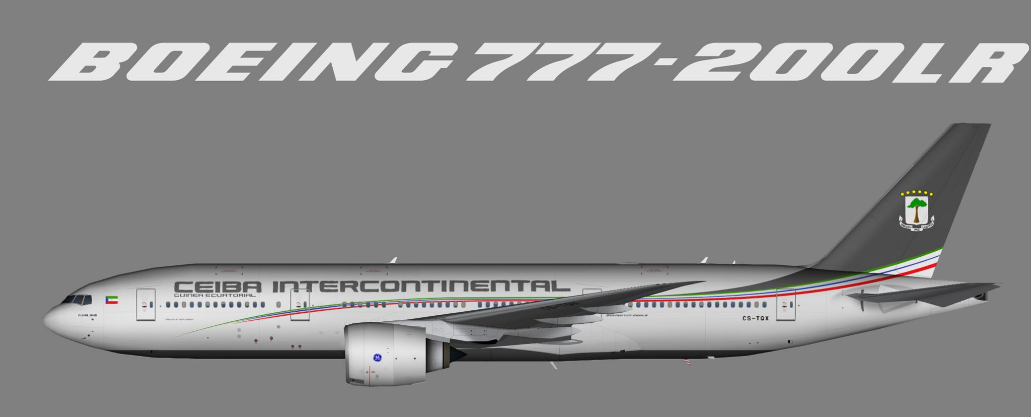 TFS Ceiba Intercontinental Airlines Boeing 777-200LR – Juergen's paint ...