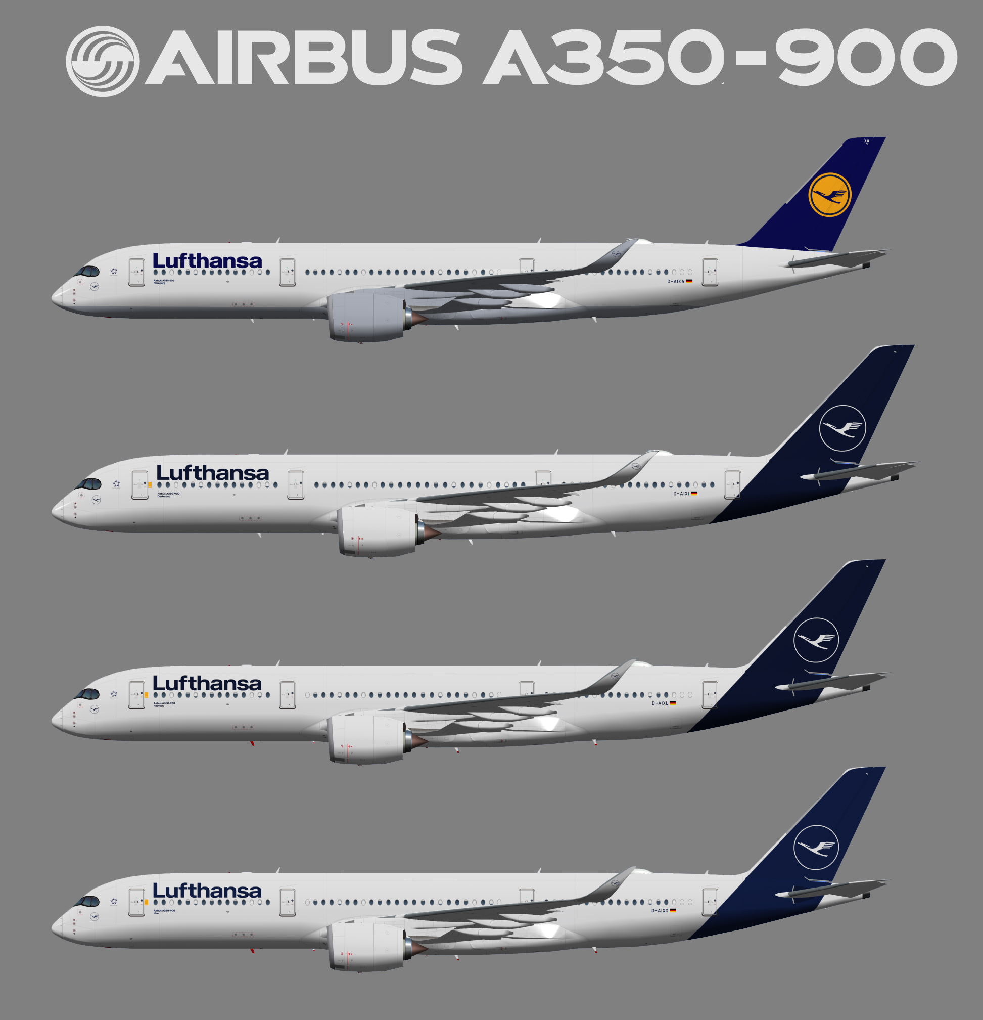 A350 900 схема