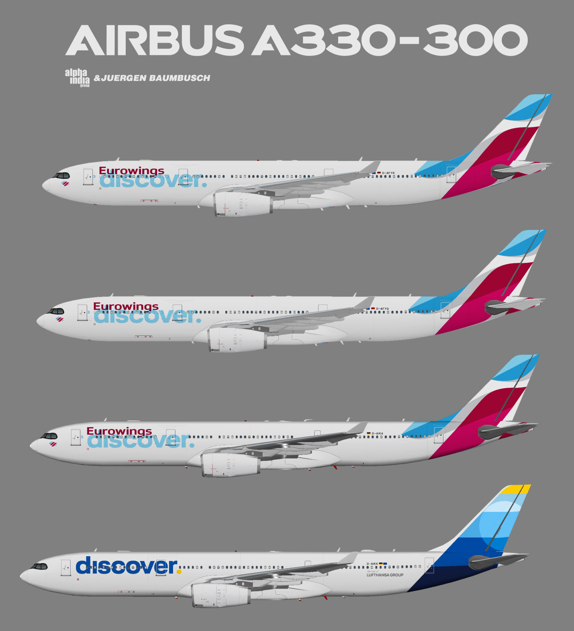 Conviasa A340-300 opb Air Asia – Juergen's paint hangar