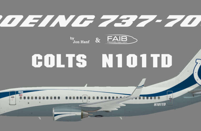 Indianpolis Colts (Bopper Airways LLC.) Boeing 737-700BBJ