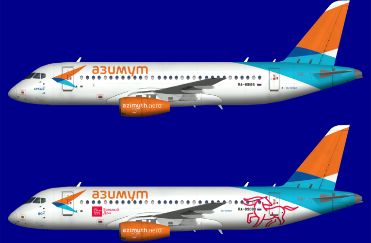 Azimuth Sukhoi Superjet 100-95