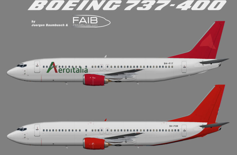 Aeroitalia B737-400 (opb 4 Airlines)