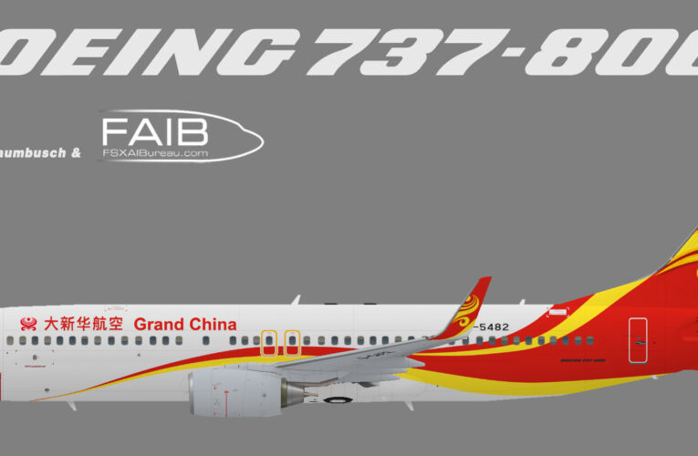 Grand China Air Boeing 737-800w