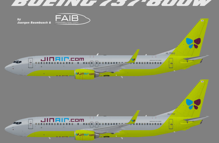 Jin Air Boeing 737-800w