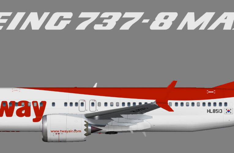 T’way Air Boeing 737-8 MAX