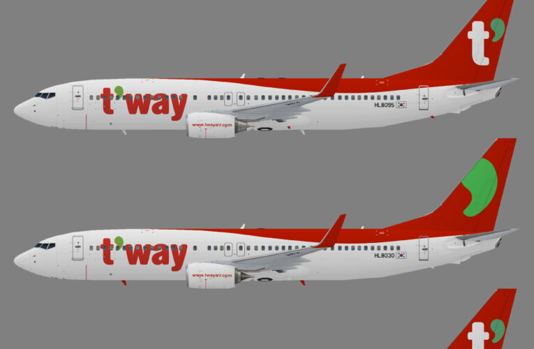 T’way Air Boeing 737-800